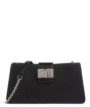 Мини-Сумка на плечо 1927 из мелкозернистой кожи Furla, черный