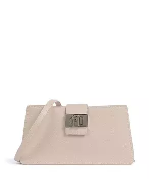 Мини-Сумка на плечо 1927 из мелкозернистой кожи Furla, бежевый