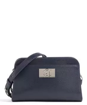 Мини-сумка на плечо 1927 из зерненой кожи Furla, синий