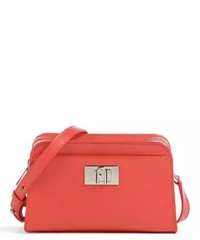 Мини-сумка на плечо 1927 из зерненой кожи Furla, оранжевый