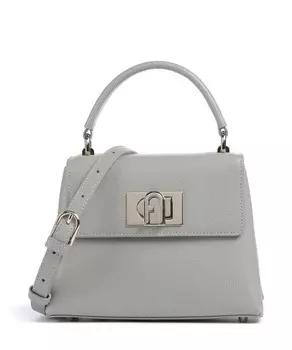 Мини-Сумка на плечо 1927 из зерненой кожи Furla, серый