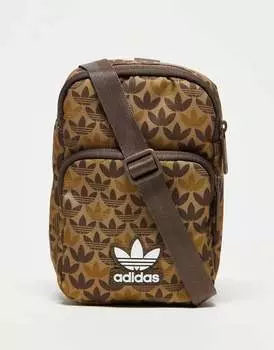 мини-сумка на плечо adidas Originals с монограммой