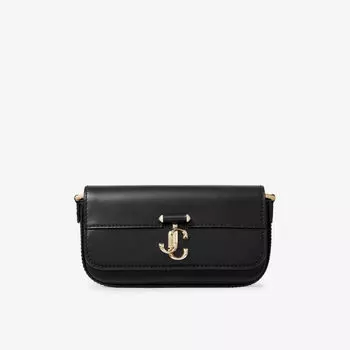 Мини-сумка на плечо Avenue из кожи Jimmy Choo, черный