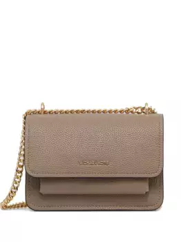 Мини-сумка на плечо Claire из зернистой кожи Michael Michael Kors, коричневый