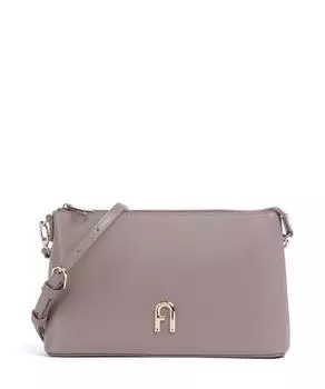 Мини-Сумка на плечо Diamante из мелкозернистой кожи Furla, коричневый
