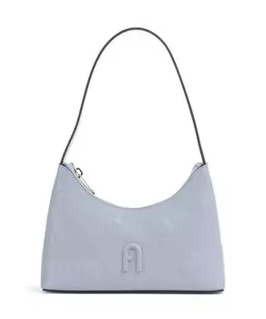 Мини-Сумка на плечо Diamante из мелкозернистой кожи Furla, голубой