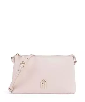 Мини-Сумка на плечо Diamante из мелкозернистой кожи Furla, розовый