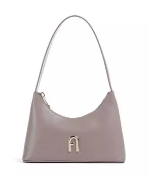Мини-Сумка на плечо Diamante из мелкозернистой кожи Furla, коричневый