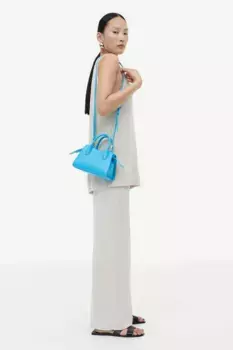 Мини-сумка на плечо H&M, бирюзовый