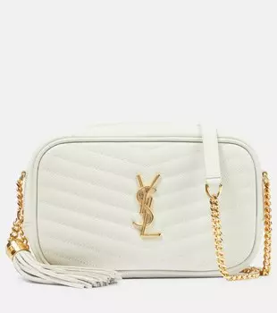 Мини-сумка на плечо Lou Camera Saint Laurent, белый