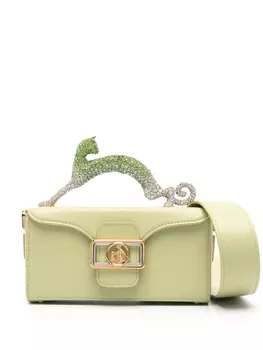 Мини-сумка на плечо Pencil Cat Lanvin, зеленый