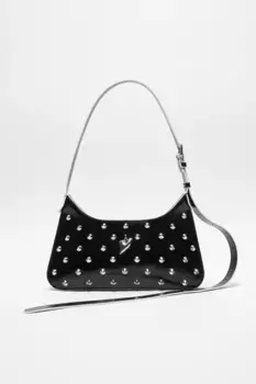 Мини сумка на плечо Platt Acne Studios, черный