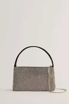 Мини-Сумка на плечо с блестками и кристаллами Ted Baker, желтый