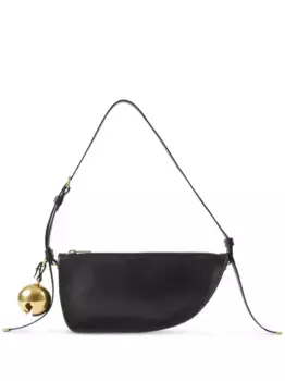 Мини-сумка на плечо Shield BURBERRY, черный