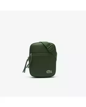 Мини-сумка на плечо темно-синего цвета с застежкой-молнией Lacoste, зеленый