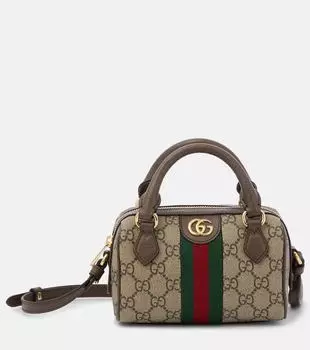 Мини-сумка Ophidia GG через плечо из ткани Gucci, B.Eb/N.Acero/Vrv