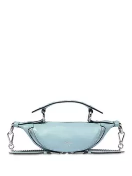 Мини-сумка Origami de crossbody Lancel, синий