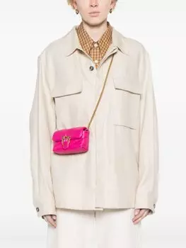 Сумка PINKO Love Micro Puff, розовый