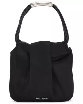 Мини-сумка «Почон» Saint Laurent, цвет Nero