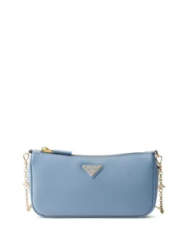 Мини-сумка Prada из сафьяновой кожи, синий