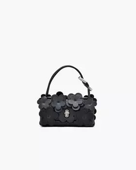 Мини-сумка с аппликацией «Ромашка» Marc Jacobs, черный