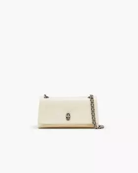 Мини-сумка с двойной цепочкой Marc Jacobs, цвет Cloud White