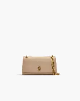Мини-сумка с двойной цепочкой Marc Jacobs, коричневый