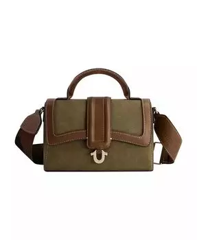 Мини-сумка с камуфляжным ремнем True Religion, синий