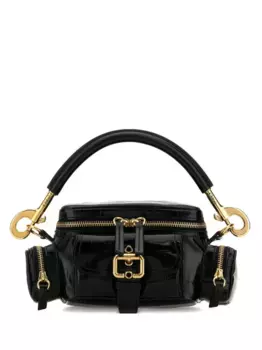 Мини-сумка с карманами и верхней ручкой CHLO, черный