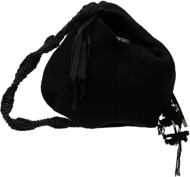 Мини-сумка с кисточкой и подвеской HYEIN SEO, черный