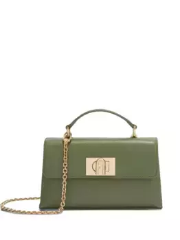 Мини-сумка с клапаном на цепочке 1927 года Furla, зеленый