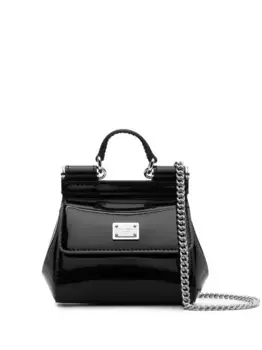 Мини-сумка с логотипом DOLCE & GABBANA, черный