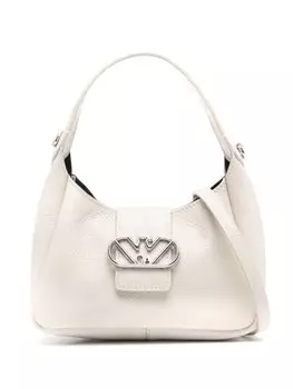 Мини-сумка с логотипом Emporio Armani, бежевый