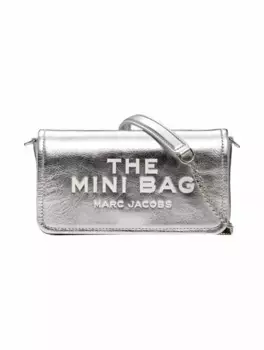 Мини-сумка с логотипом Marc Jacobs, серебристый