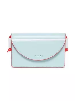 Мини-сумка с логотипом Marni Kids, синий