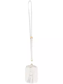 Мини-сумка с логотипом MIU MIU, белый