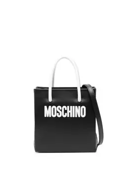 Мини-сумка с логотипом Moschino, черный