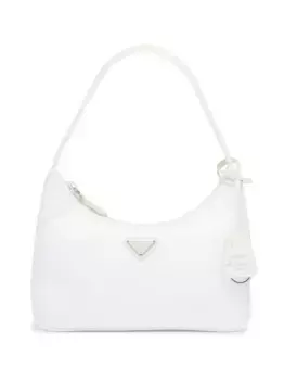 Мини-сумка с логотипом Prada, белый