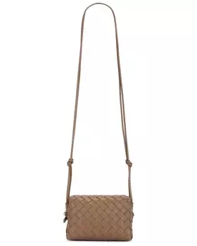 Мини-сумка с петлей Bottega Veneta, цвет Pinecone & Gold