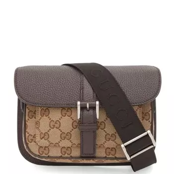 Мини-Сумка с пряжкой gg jacquard Gucci, мультиколор