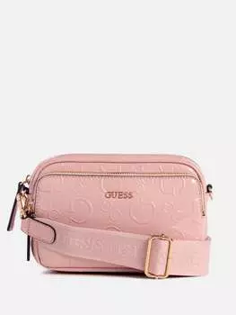 Мини-сумка с тисненым логотипом Muir Guess Factory, красный