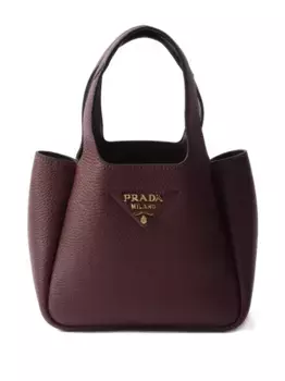 Мини-сумка с верхней ручкой Prada, красный
