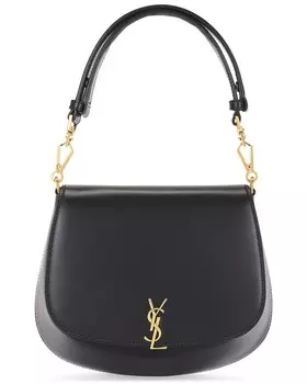 Мини-сумка с верхней ручкой Saint Laurent, цвет Nero