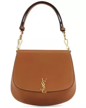 Мини-сумка с верхней ручкой Saint Laurent, цвет Brick