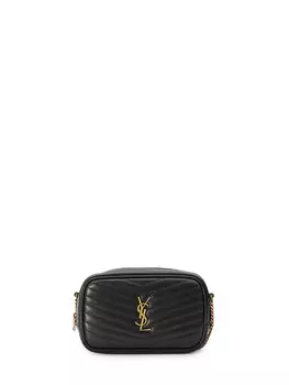 Мини сумка Saint Laurent Lou, черный