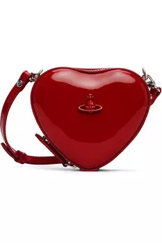 Мини-сумка сердце через плечо Vivienne Westwood, красный