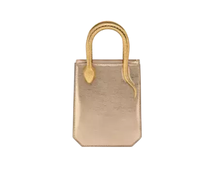 Мини-Сумка Serpentine Bvlgari, золотой