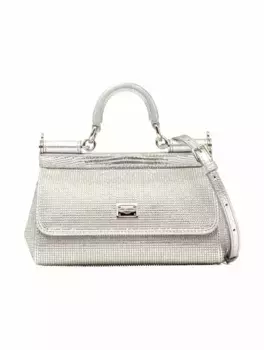 Мини-сумка Sicily Dolce&Gabbana, серебристый