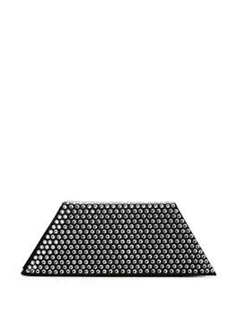 Мини-сумка Super Amini с кристаллами Amina Muaddi, черный