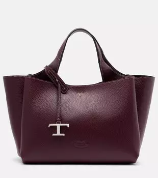 Мини-сумка T Timeless из кожи Tod's, Kraft Chiaro